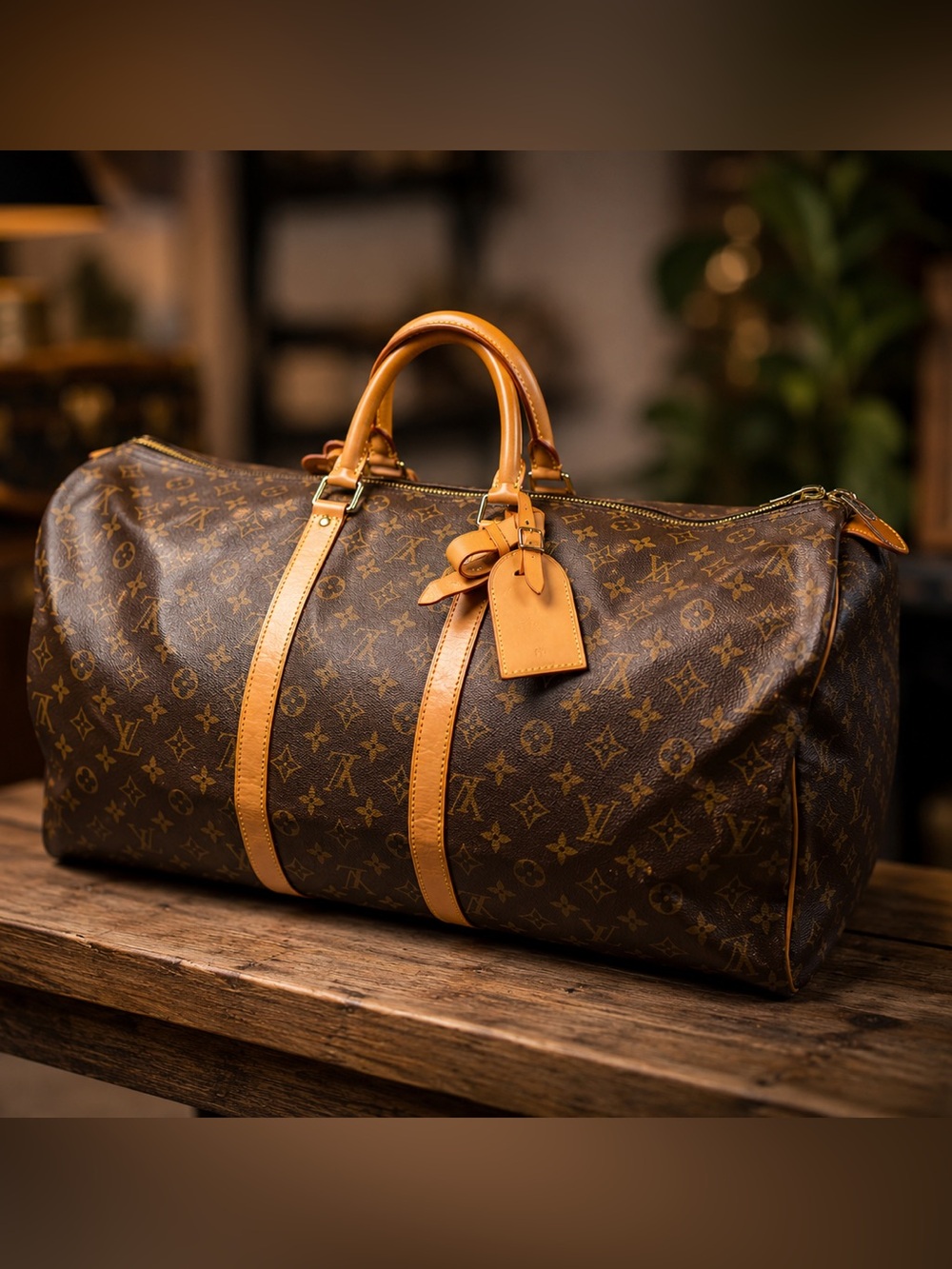 Louis Vuitton Keepall 55 Monogram Canvas Travel Bag-Certificate of Authenticity - Picture 4 of 10
